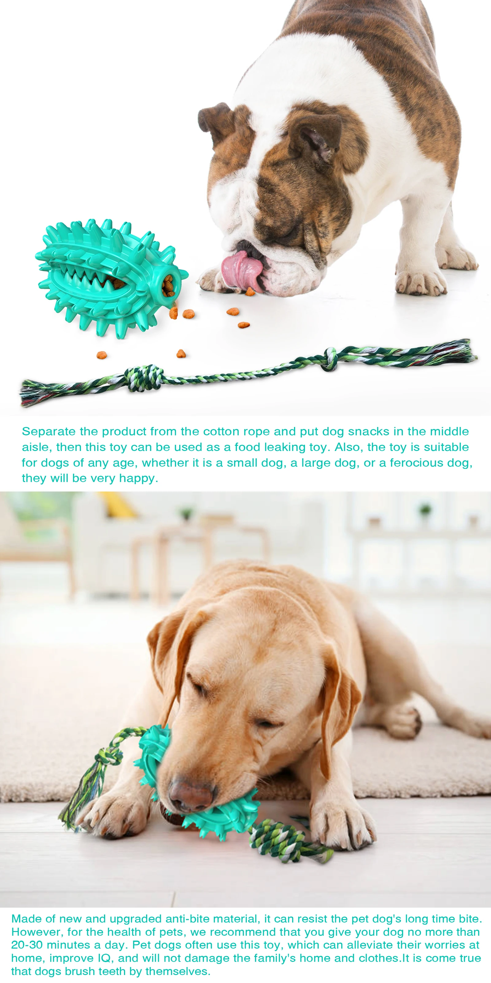 

Pet Dog Toothbrush Chew Toy Doggy Brush Stick Soft Rubber Teeth Cleaning Dot Massage Toothpaste for Small dogs Pets Toothbrushes