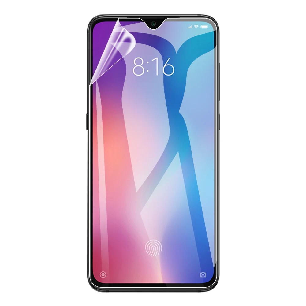 2 в 1 Гидрогелевая пленка + прозрачная для камеры Xiao mi Red Note 8 K20 Pro 7 7A мягкая Xiaomi 9 SE 9T