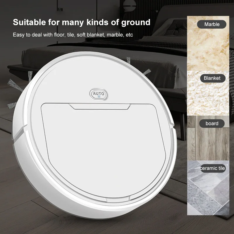 Suction Type Intelligent Sweeping Robot Lazy Household Automatic Cleaning Machine Portable Vacuum Cleaner Accessories | Дом и сад