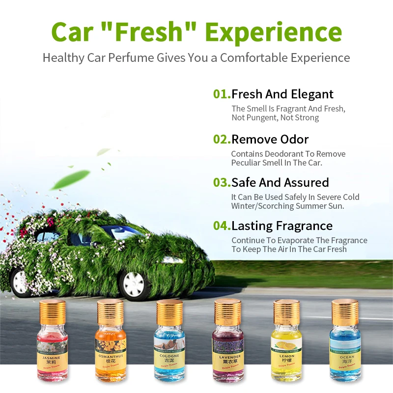 Натуральные автомобильные эфирные масла для освежения воздуха диффузоры