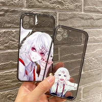anime juuzou suzuya tokyo ghouls phone case transparent for iphone 7 8 11 12 se 2020 mini pro x xs xr max plus