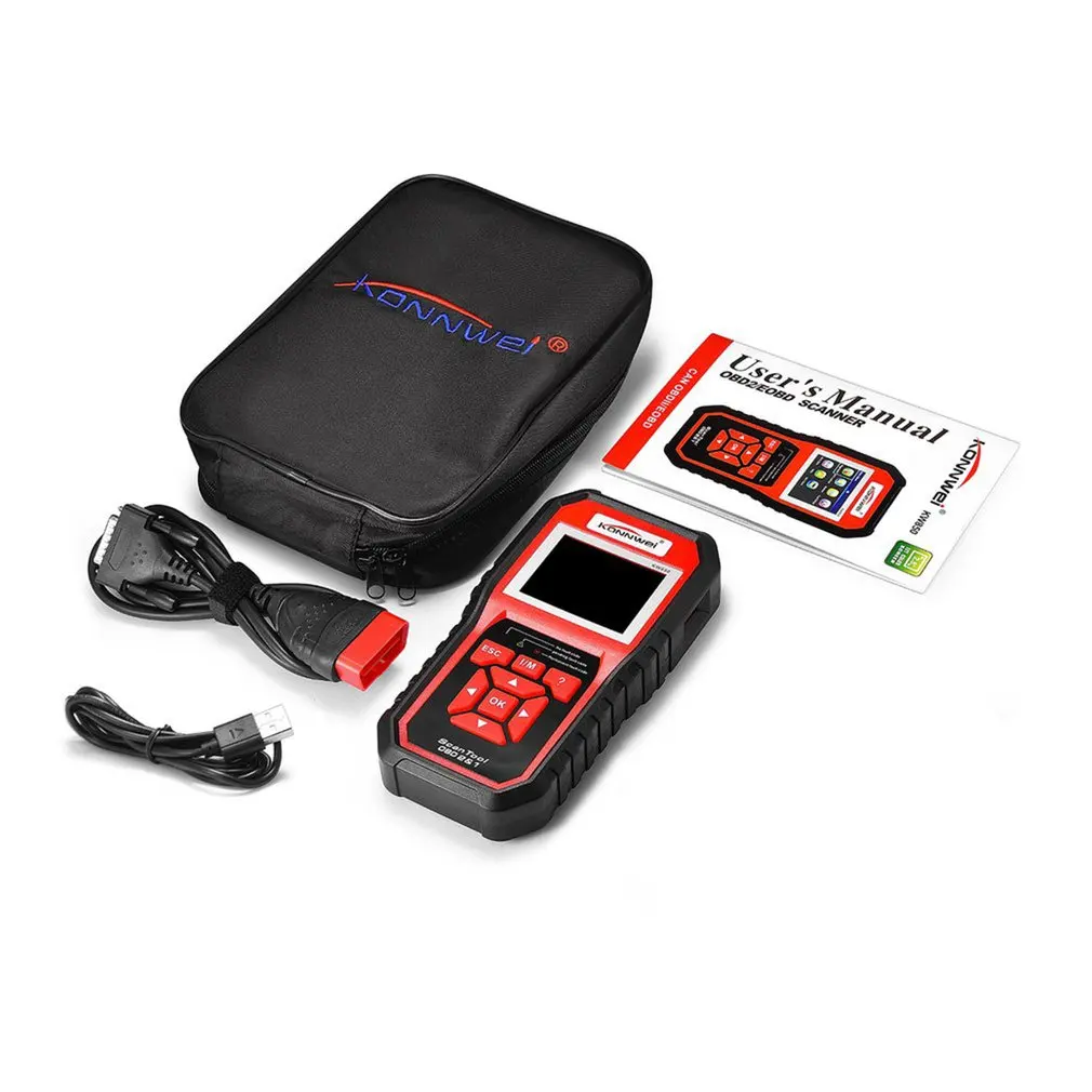 

KONNWEI KW850 OBDII EOBD Auto Car Diagnostic Scanner Code Reader Car Vehicle Scanning Tool Support 8 Languages