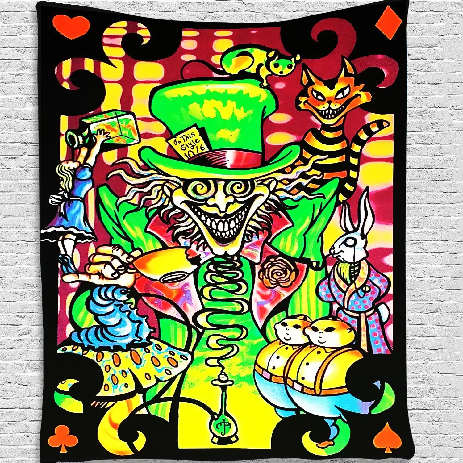 Aggcual горячая Распродажа психоделический гобелен абстрактный Цвет дерево