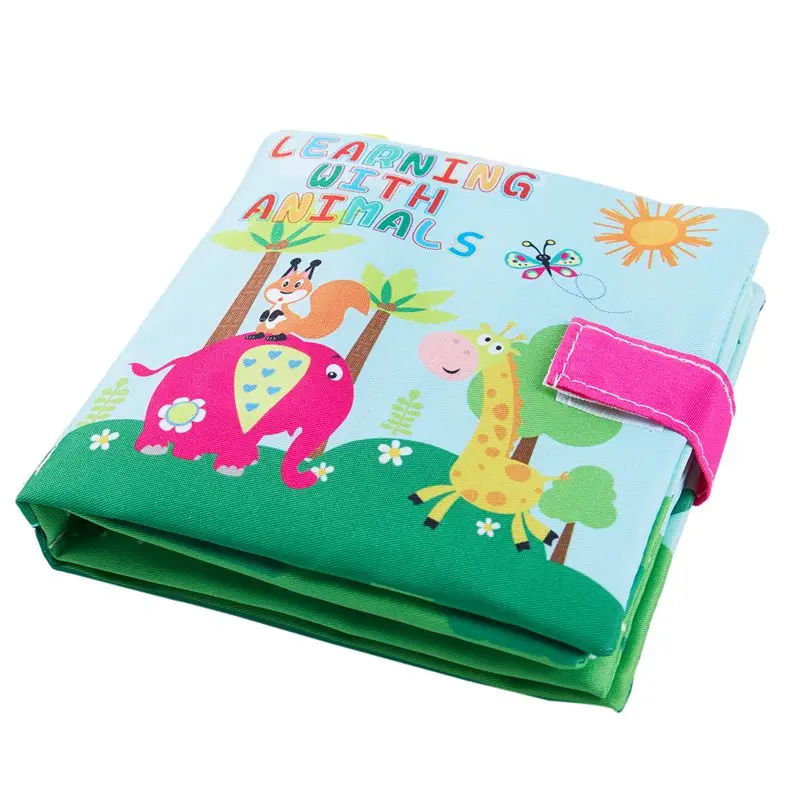 Мягкая детская тканевая книга ранняя развивающая кроватка игрушки для детей 0 36