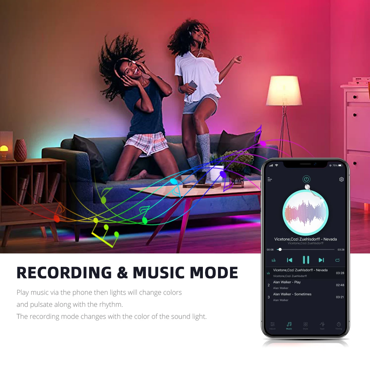 Tuya Smart Life E27 2 4G 15W Wi Fi светодиодный светильник лампа умный дом Bluetooth цветная (RGB)