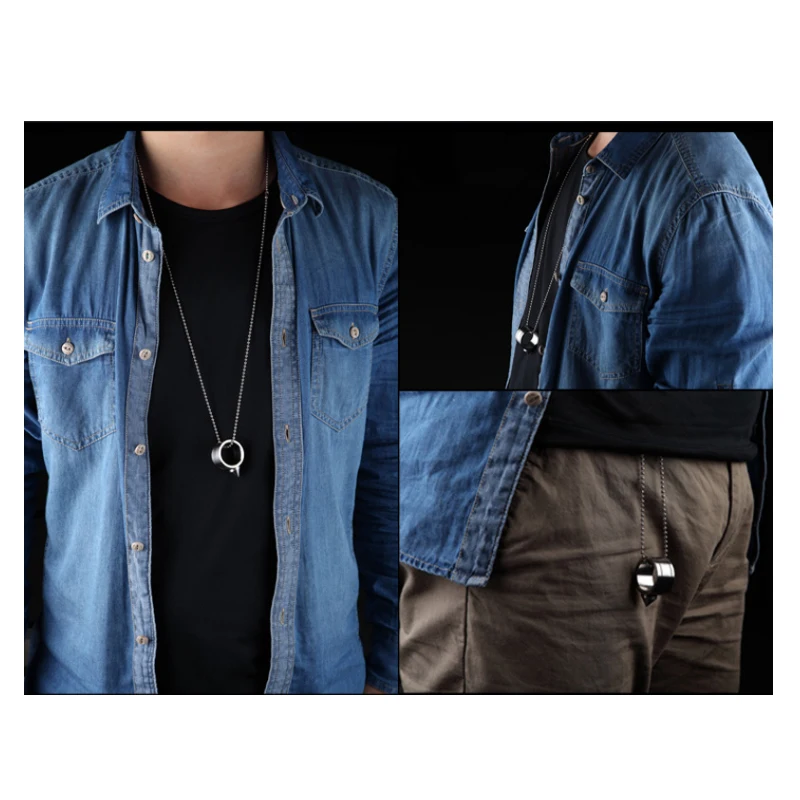 Открытый Нержавеющая сталь самообороны тактический фонарь кольцо уп продукт