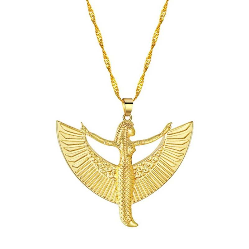 2021 модные египетские Исиды ожерелье богини для женщин египетское