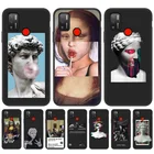 Чехол Monla Lisa с рисунком для Tecno Spark 5 Air Fundas Tecno Spark 6 Air 5 Pro 6 Go 2020 Camon 12 15, мягкий силиконовый черный чехол