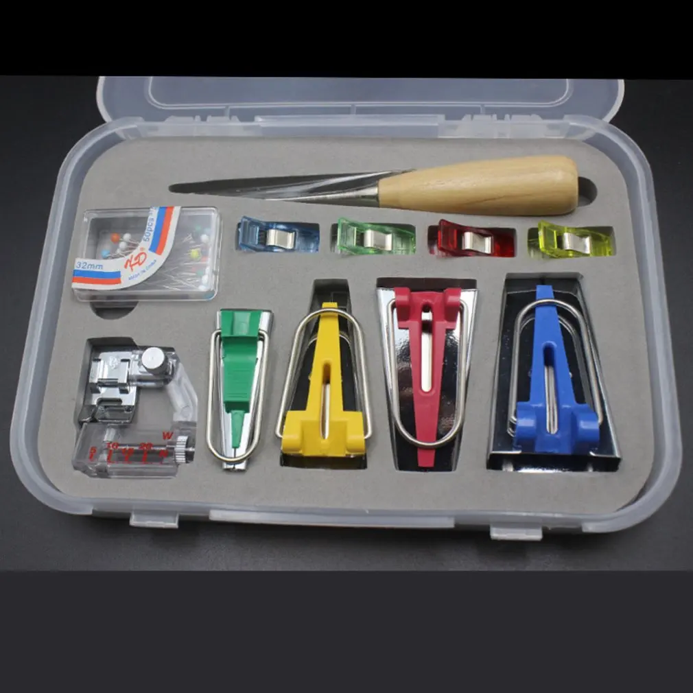 

Tape Maker Set Binding Sew Tools Multifunction Sewing Machine Bias DIY Patchwork Practical Quilting Tool