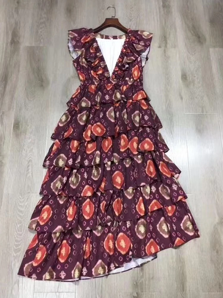 Подиумное сексуальное платье zou с глубоким V образным вырезом плиссированное