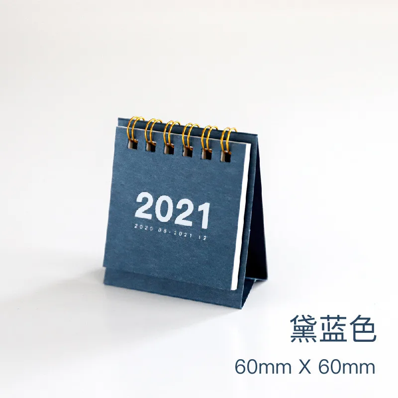 

2020-2020 Mini Table Calendar Simple Fashion Flip Daily Scheduler Table Planner Stand Up Desktop Year Calendar Organizer