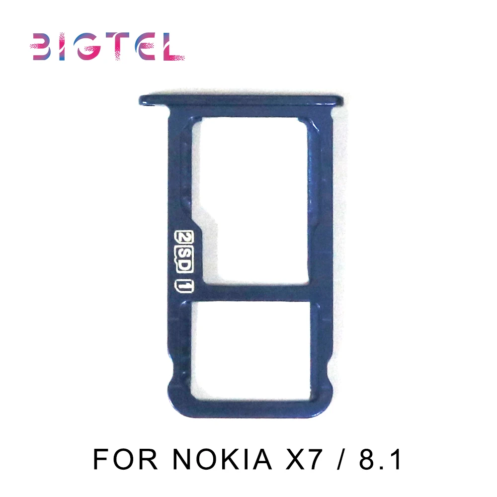

5 Pcs/Lot 100% Original For Nokia 8.1 X7 SIM SD Card Tray Slot Holder
