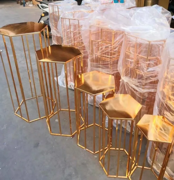

grand event backdrops cake stand crafts props flower display wedding welcome party table dessert stand metal dessert table rack