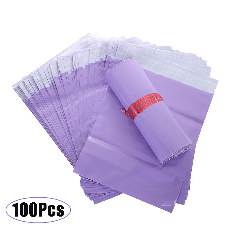 

2021 100pcs Poly Mailer Mailing Bags Plastic Mail Envelope For Shipping Self-Adhesive Packaging Express Bag Postal Courier Bags
