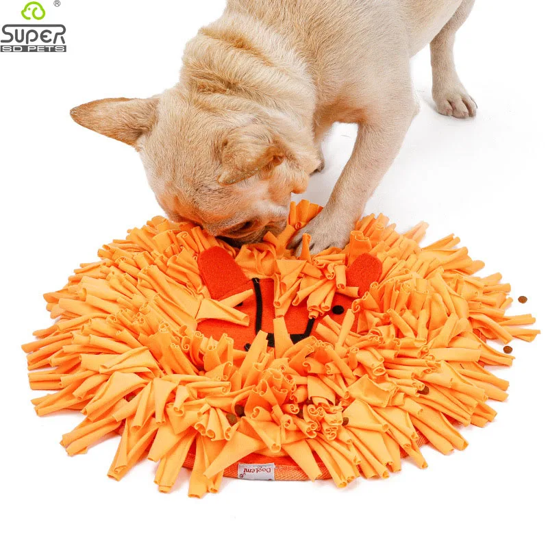 

Dog Puzzle Toys Increase IQ Snuffle Mat Slow Dispensing Feeder Pet Cat Puppy Training Games FeedingFeeding Food Intelligence Toy