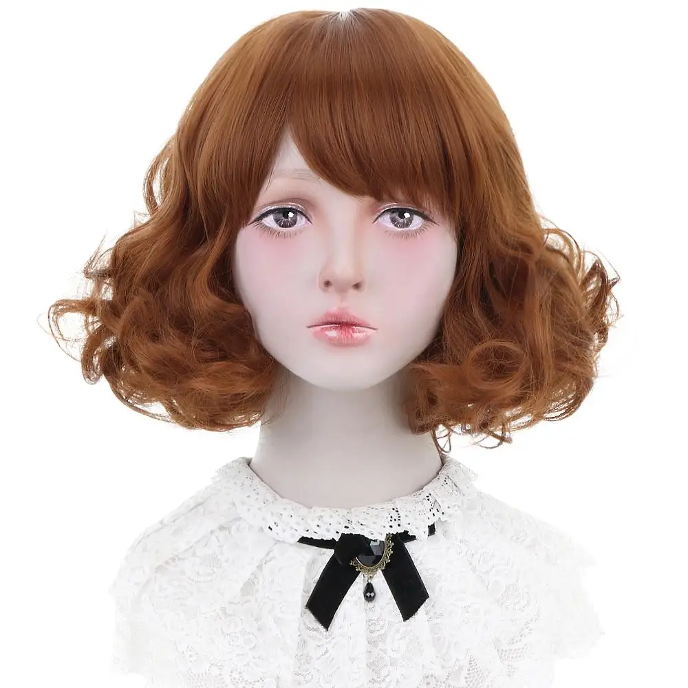 Бесплатная красота 13 &quotкороткие волнистые синтетические парики коричневого