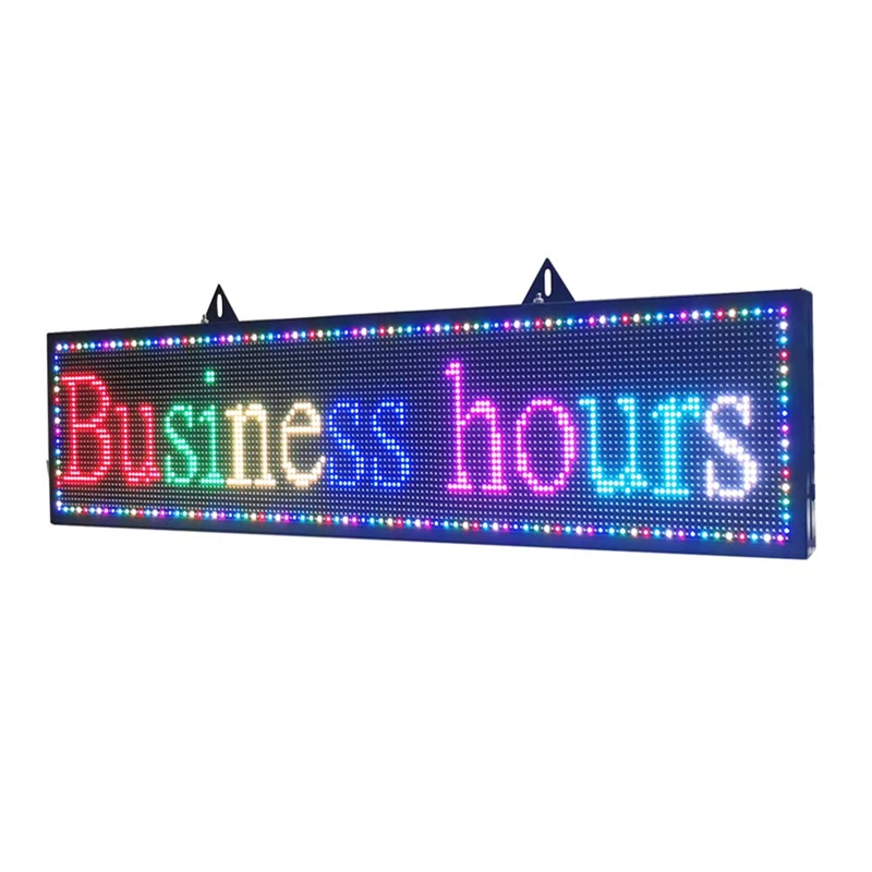 RGB (полноцветный) дисплей 40 &quotx9&quot светодиодный знак прокрутки для магазинов