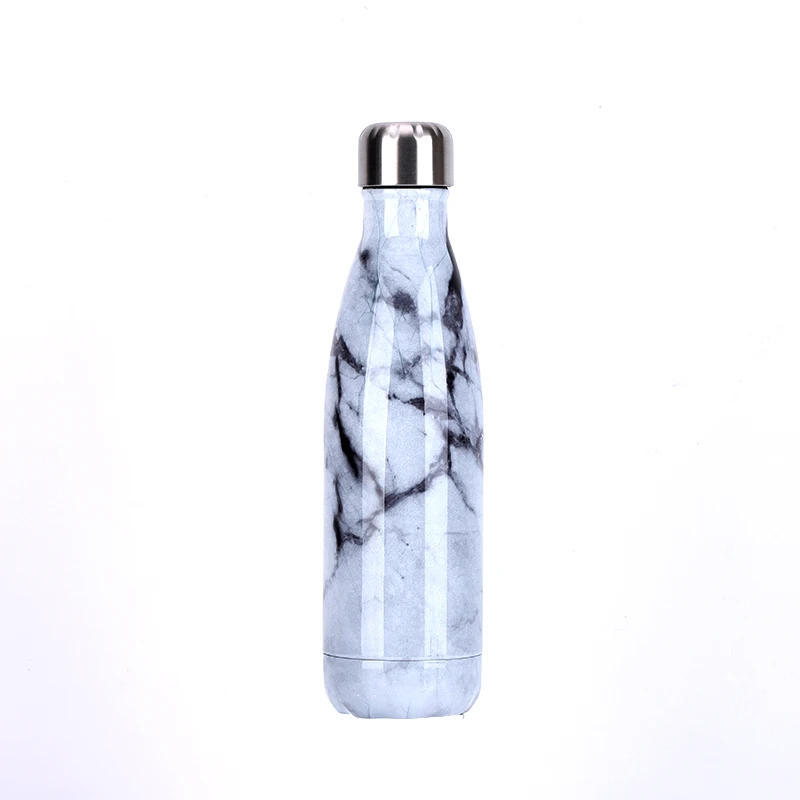 DLS - 500ml B Голубое небо из нержавеющей стали с двойными стенками вакуумные кувшины изолированные бутылки для воды кофе чайник путешествия напиток термосы - Цвет: DLS - 500ml B