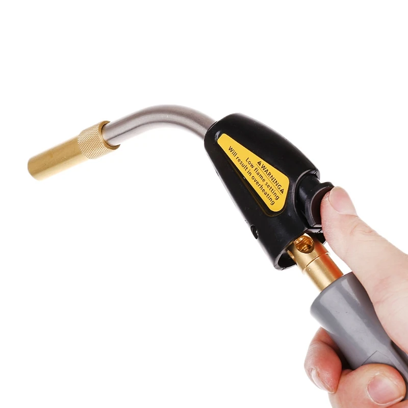 

Heating Braze Welding Torch Propane MAPP Catridge Cylinder Gas Self Ignition