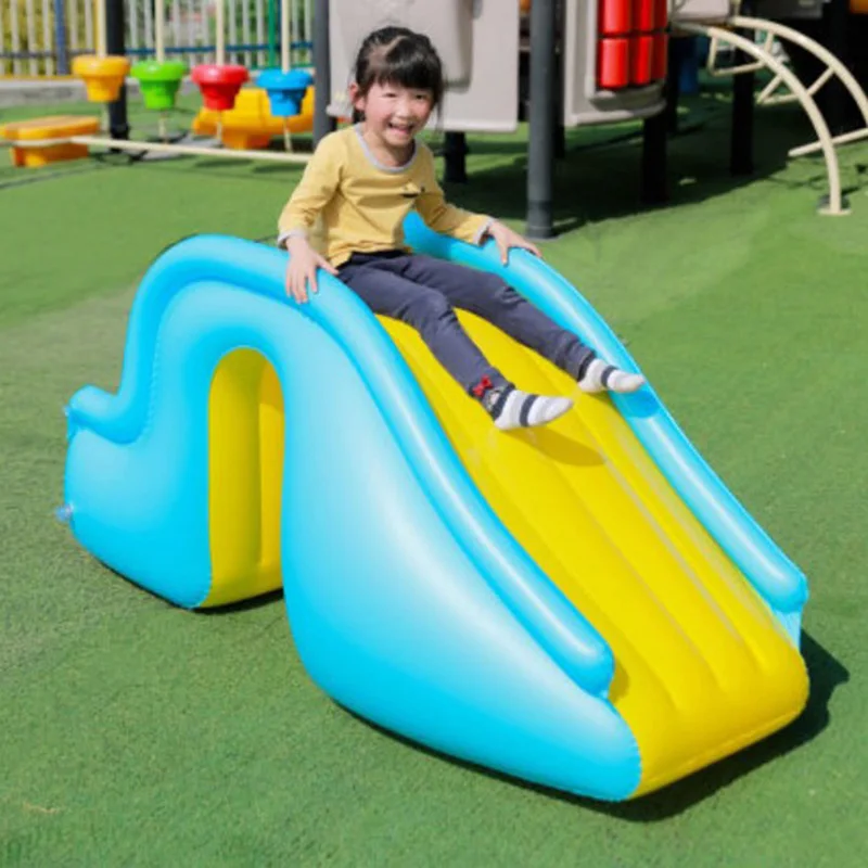 

Inflatable Waterslide Wider Steps Swimming Pool Supplies Gun Slide Bouncer Castle Waterslides Pool Kids Summer Water Play Toys