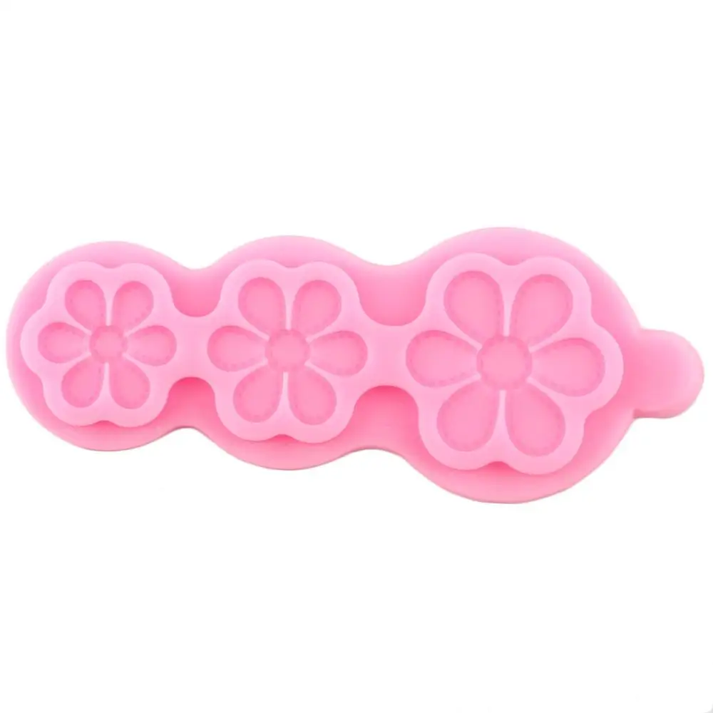 3D цветок силиконовые формы для выпечки тортов DIY украшения инструменты кекс