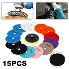 15 шт., шлифовальные диски для плитки, мрамора, гранита