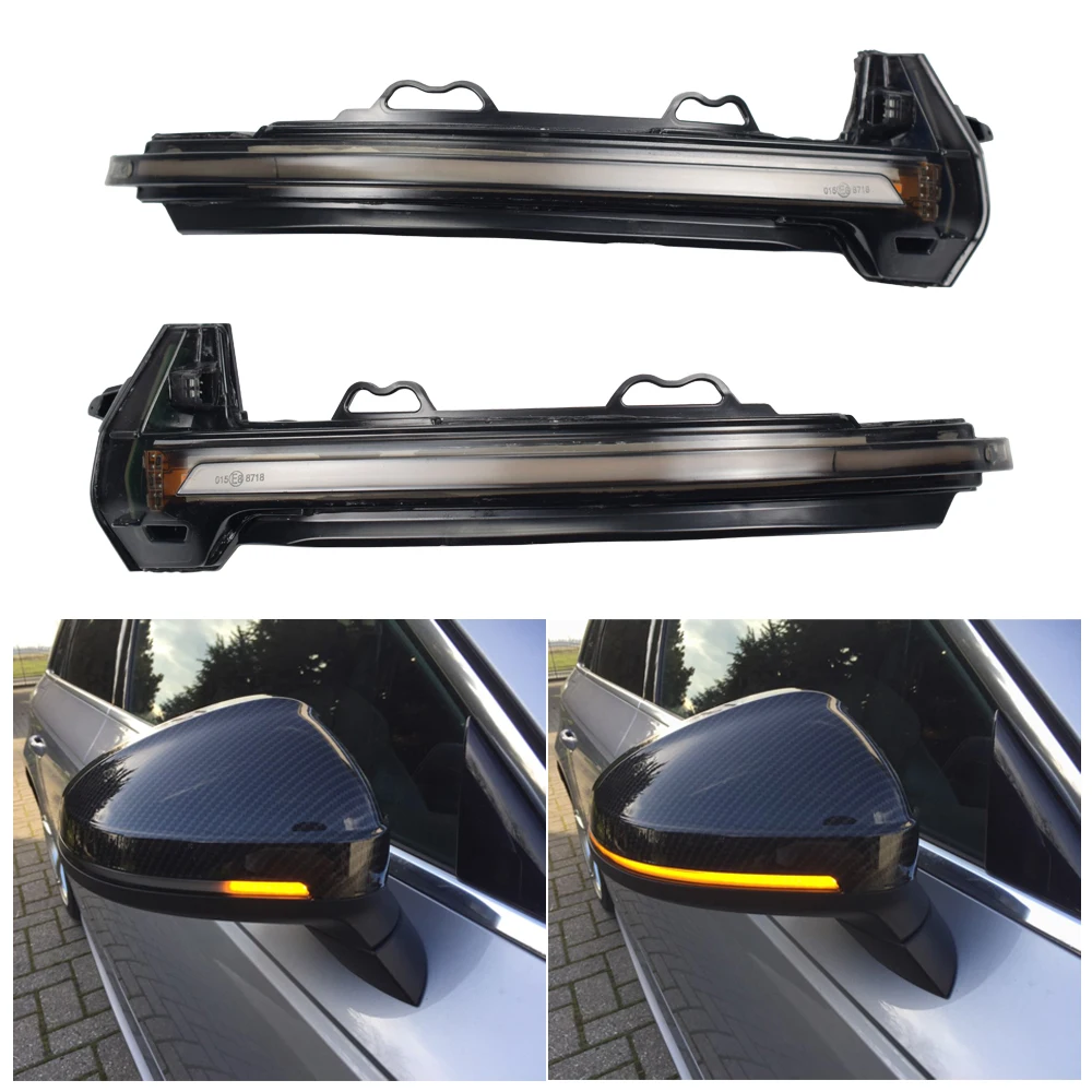 

LED Flowing Water Turn Signal Light Indicator Blinker Dynamic Light Signal For Audi A4 S4 B9 2016 2017 2018 2019 A5 S5 RS4 RS5
