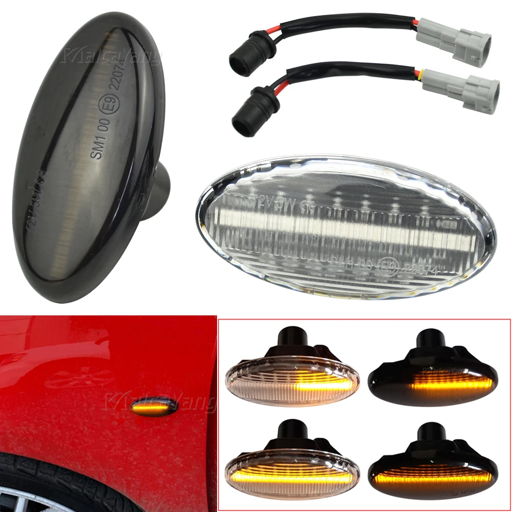 

Car Accessories LED Dynamic Turn Signal Side Marker Light Waterproof Sequential Lamp For Mazda 2 3 5 6 MPV GJ6A-51-120E