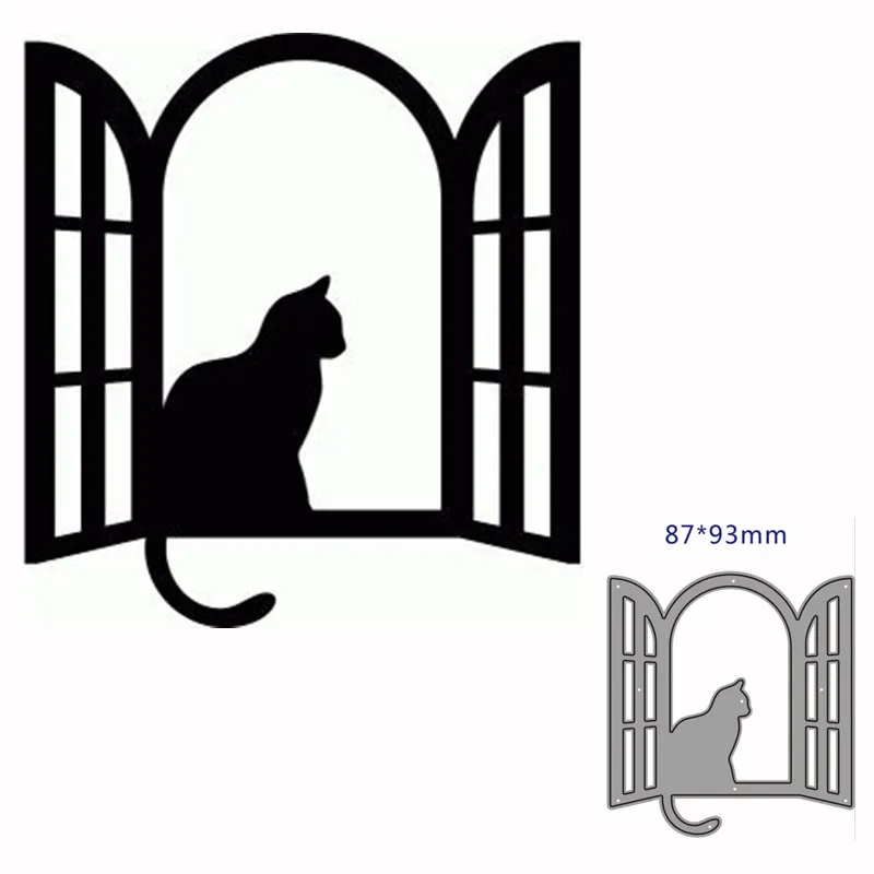 

metal cutting dies cut die mold Cat decoration Scrapbook paper craft knife mould blade punch stencils dies