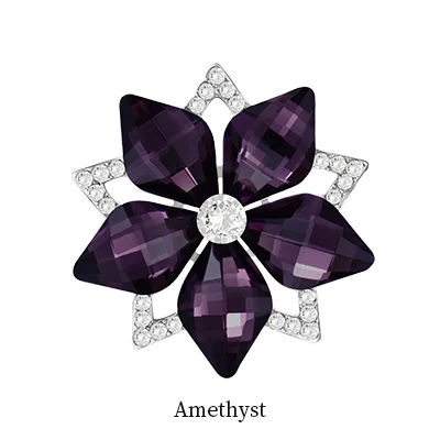 Amethyst Кристалл в форме звезды бусины стильные стразы стекло pointback Серебрянное основание сшить страз для DIY свадебное платье ювелирные изделия аксессуары - Цвет: Amethyst