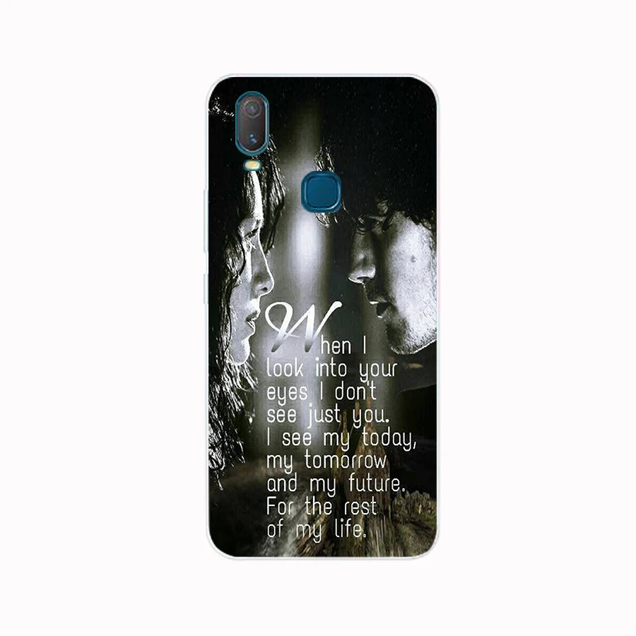 Чехол для Vivo Y11 2019 6 35 дюйма мягкий силиконовый чехол из ТПУ задняя крышка телефона