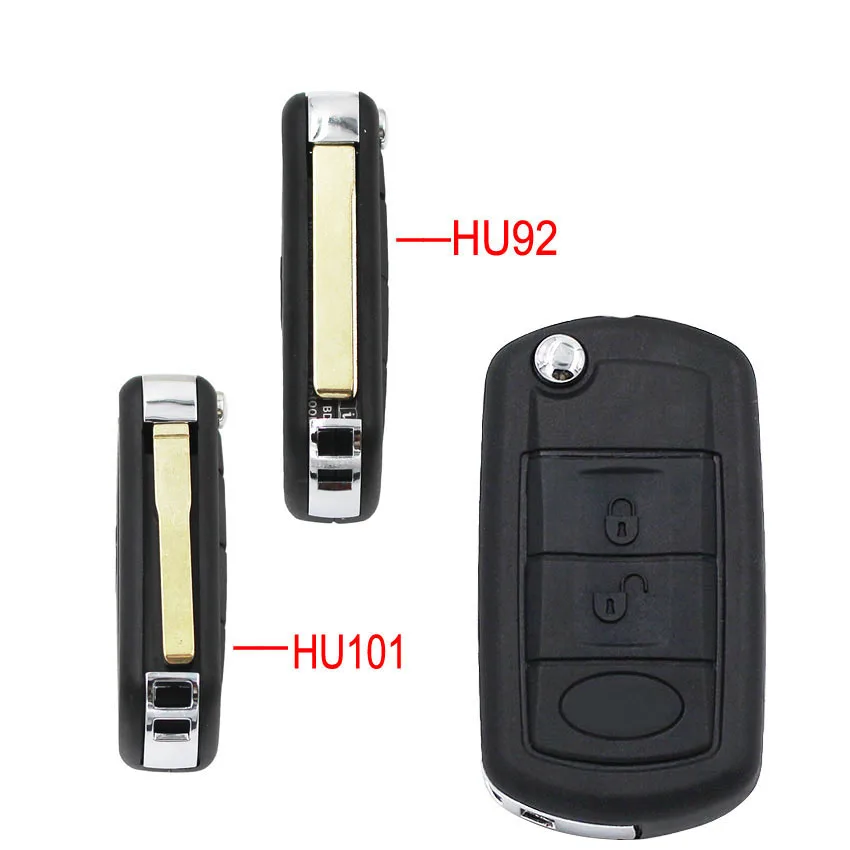 Замена складной 3 кнопки дистанционного ключа автомобиля оболочки для LAND ROVER Range