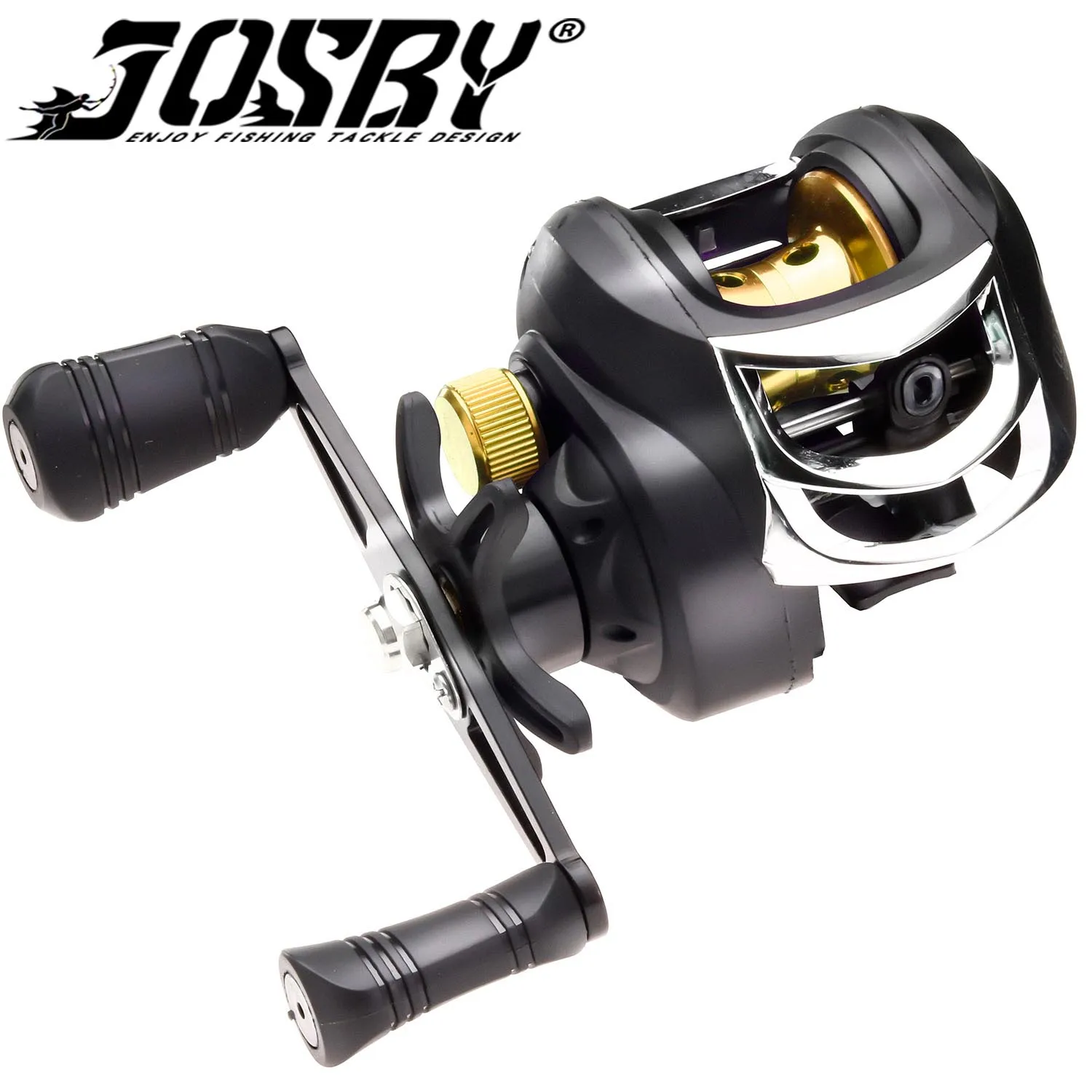 

Baitcasting Reel 8KG Max Drag 13+1 BBs 7.2:1 High Speed Fishing Wheel Saltwater Carp Metal / High-Strength Plastic Spool Ak200
