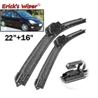 Щетки стеклоочистителя Erick's LHD для Ford Fiesta 5 Hatchback 2003-2008, лобовое стекло, переднее стекло, лобовое стекло, 22 + 16 дюймов