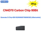 Чип автомобильного ключа CN4D70, карбоновый чип 80 бит PG1FF (TP0619) (317145), используется для создания G чипа 4D61626566676869G82 (на вторичном рынке)