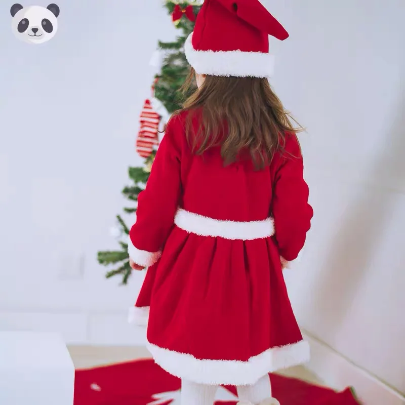 Одежда для маленьких мальчиков и девочек одежда рождественской вечеринки