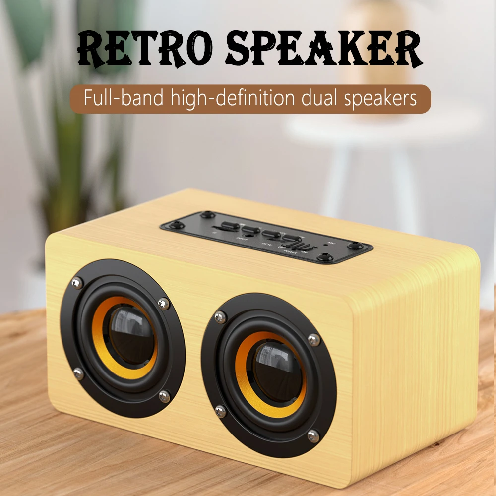 

Портативный 6 Вт Bluetooth динамик беспроводной 3D Stero домашний кинотеатр Настольный динамик s Поддержка TF карта радио Воспроизведение V4.2 версия ...