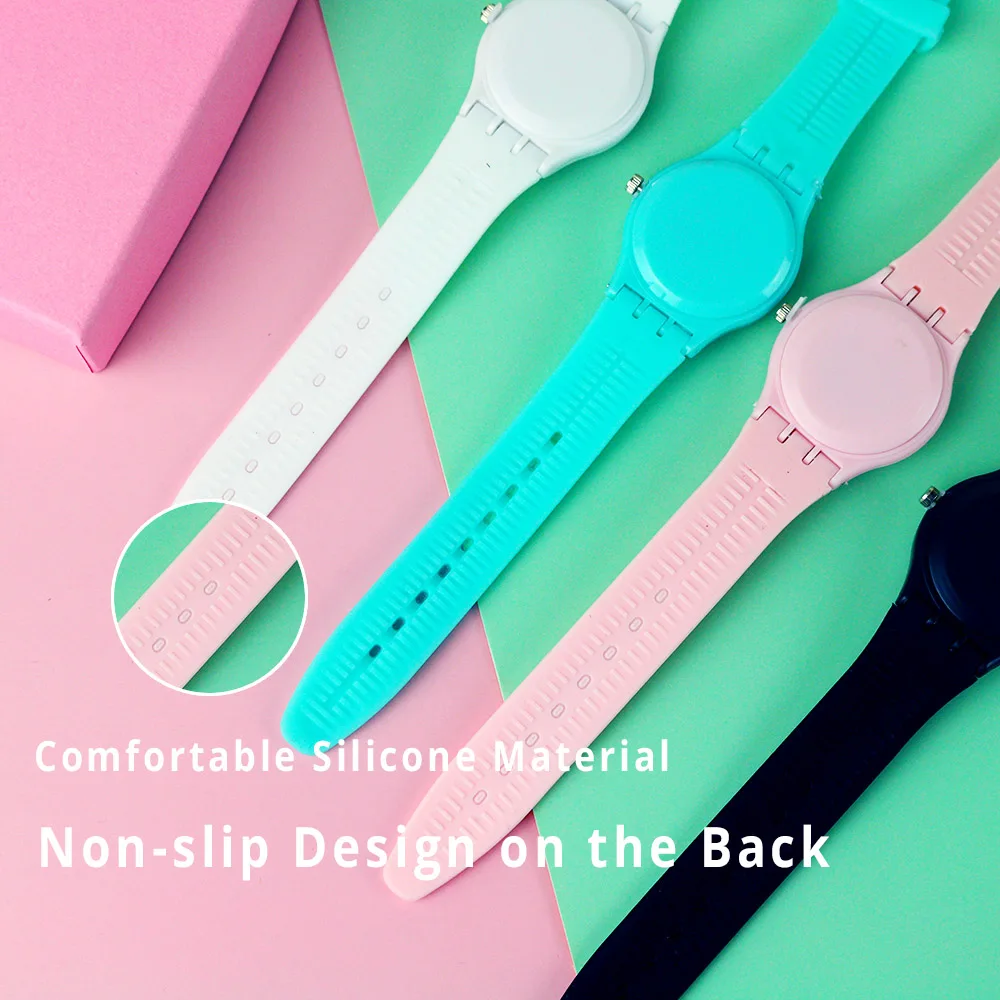 Часы детские кварцевые с силиконовым ремешком | Наручные часы