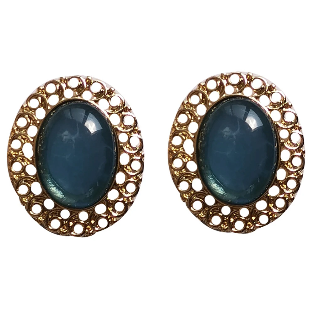 

Han Edition Earrings Fashionable Women Personality Hollow Out The Elliptical Shape Stud Earrings Fine Jewelry Gifts