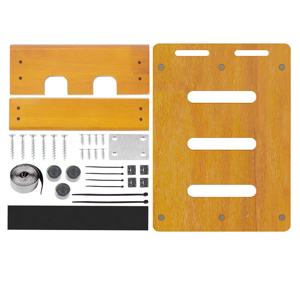 

Деревянные педали для гитарных эффектов, Педальная доска с кабельной стяжкой, педали для басов, аксессуары для гитары