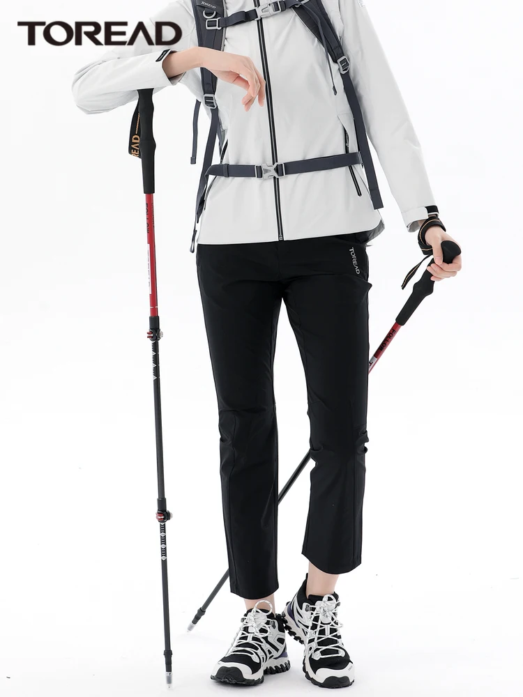 

Альпенсток из углеродного волокна, легкая Нескользящая трость для скалолазания, походов, уличная многофункциональная телескопическая тро...