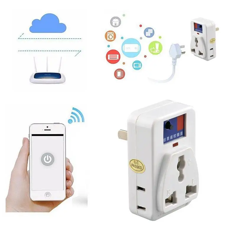 Удаленный беспроводной умный адаптер для розетки ИК-переключатель питания