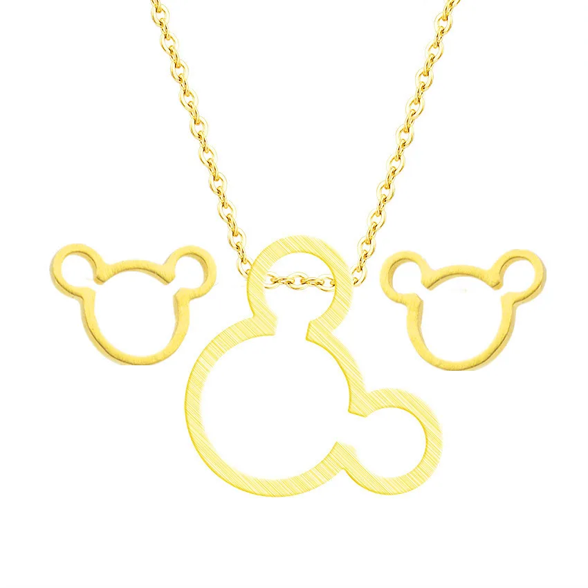 Женские серьги гвоздики из нержавеющей стали золотистого цвета|Ювелирные