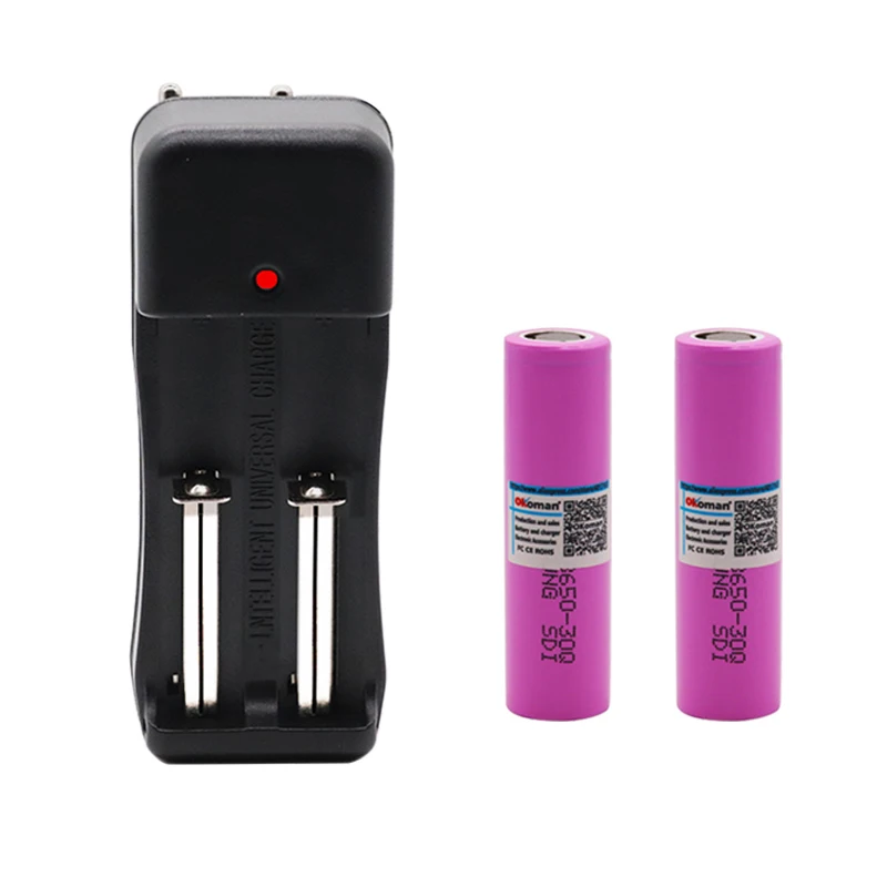 100% Новый оригинальный 30Q 3 7 v 3000mah 18650 литиевая аккумуляторная батарея для