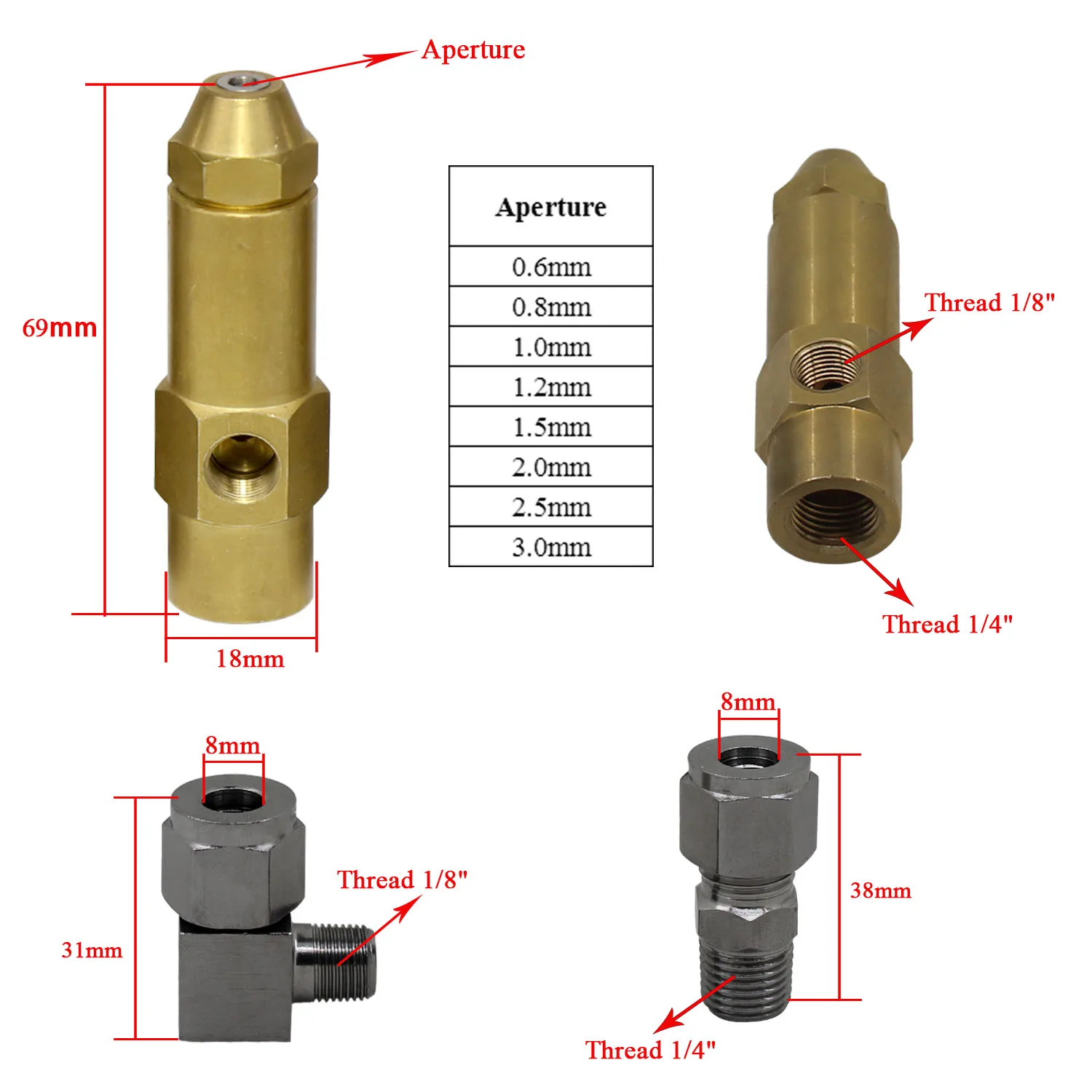Распылительная форсунка Форсунка для масляной горелки инструмент стабилизации