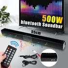 Беспроводная Bluetooth Звуковая Панель 550 мм, 20 Вт, 5 в 1, Hi-Fi стереоколонка для домашнего кинотеатра, ТВ, сильные басы, звуковая панель, сабвуфер