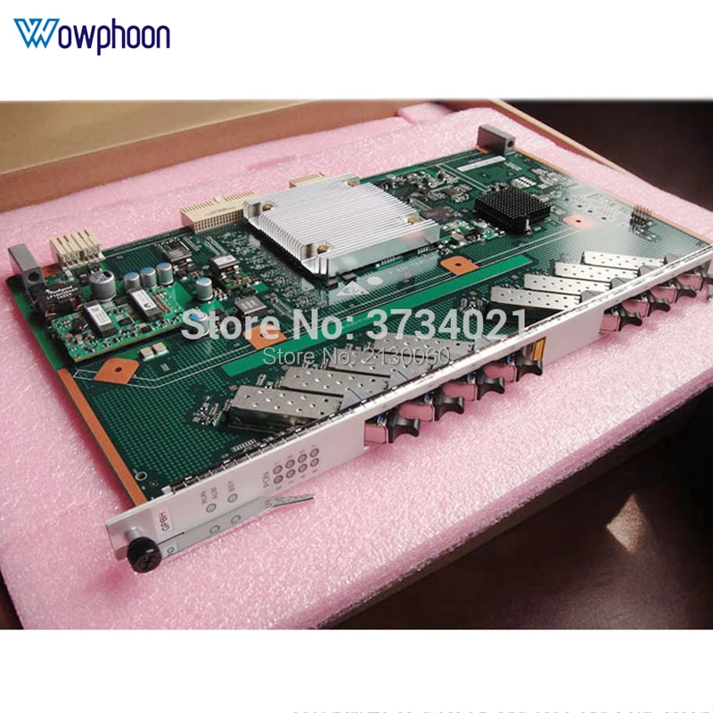 8 портовая плата Huawei GPBH GPON с модулями SFP C ++ используется для MA5608T OLT оптоволоконный
