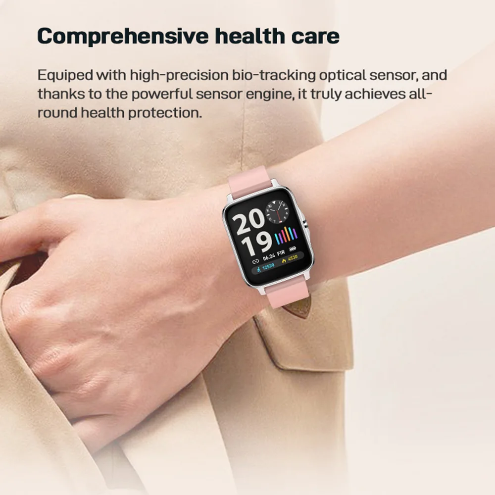 

Gfordt Brand Smart Watch Men, 1.69 inch Full Touch Smartwatch, Fitness Tracker With Heart Rate Monitor, For Android IOS