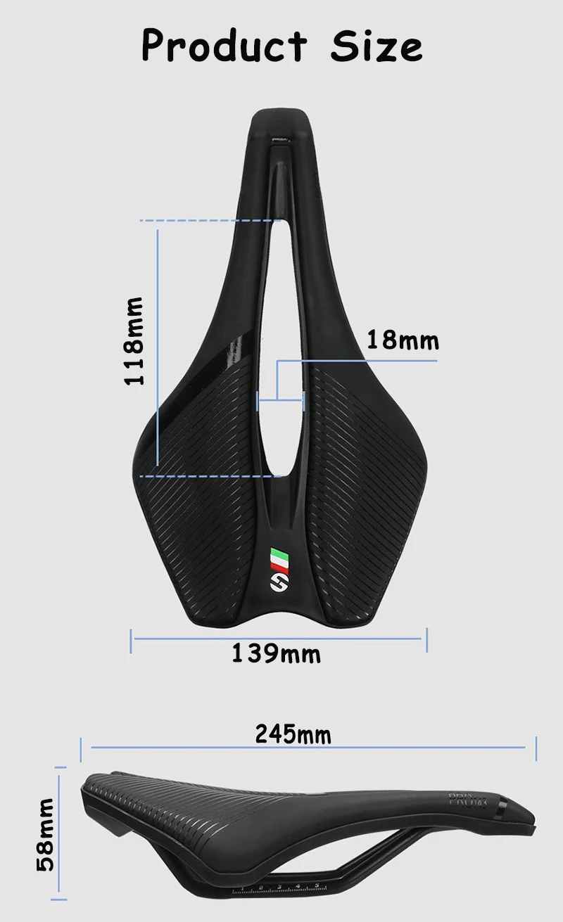 

TOSEEK Bicycle Saddle Soft Thick Mountain Road Bike Cycling Wide Seat Cushion MTB Bike Carbon Saddle Seat Bicycle Accessories