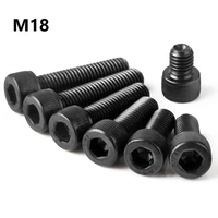 m18 bolt 12 9 grade alloy steel black hexgon socket screw m1830 35 40 45 90 100 110 120 130 140 150mm balck screw full thread